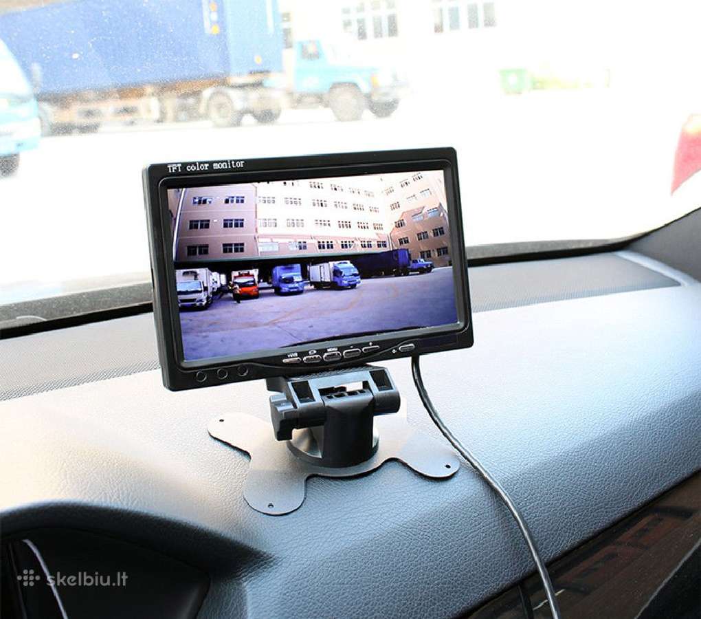 Galinio vaizdo parkavimosi kmera ir LCD monitorius - nuotraukos Nr. 13