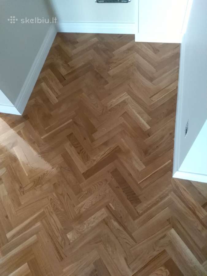 Parketo šlifavimas, grindų šlifavimas, montavimas. - nuotraukos Nr. 8