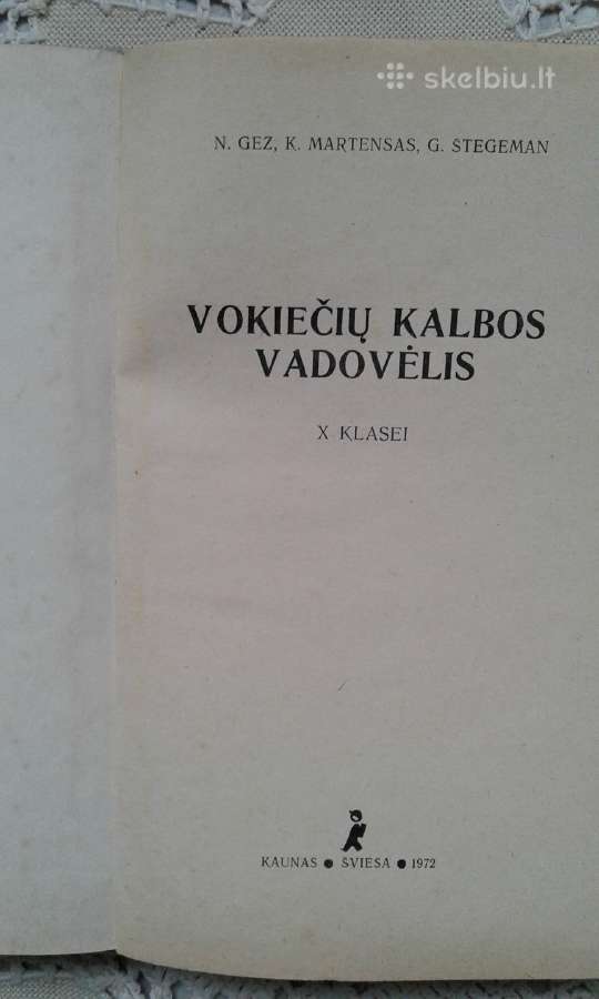 Vokieciu kalbos vadovėlis - nuotraukos Nr. 2