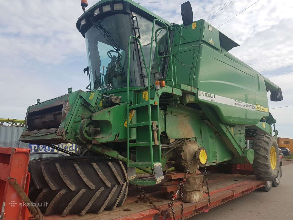Kombainas John Deere 9660 Wts ardomas dalimis - nuotraukos Nr. 3
