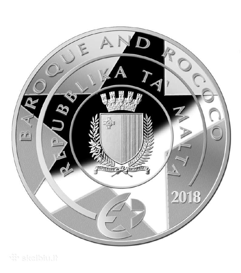 Dvi 2018 metų Maltos monetos - nuotraukos Nr. 5