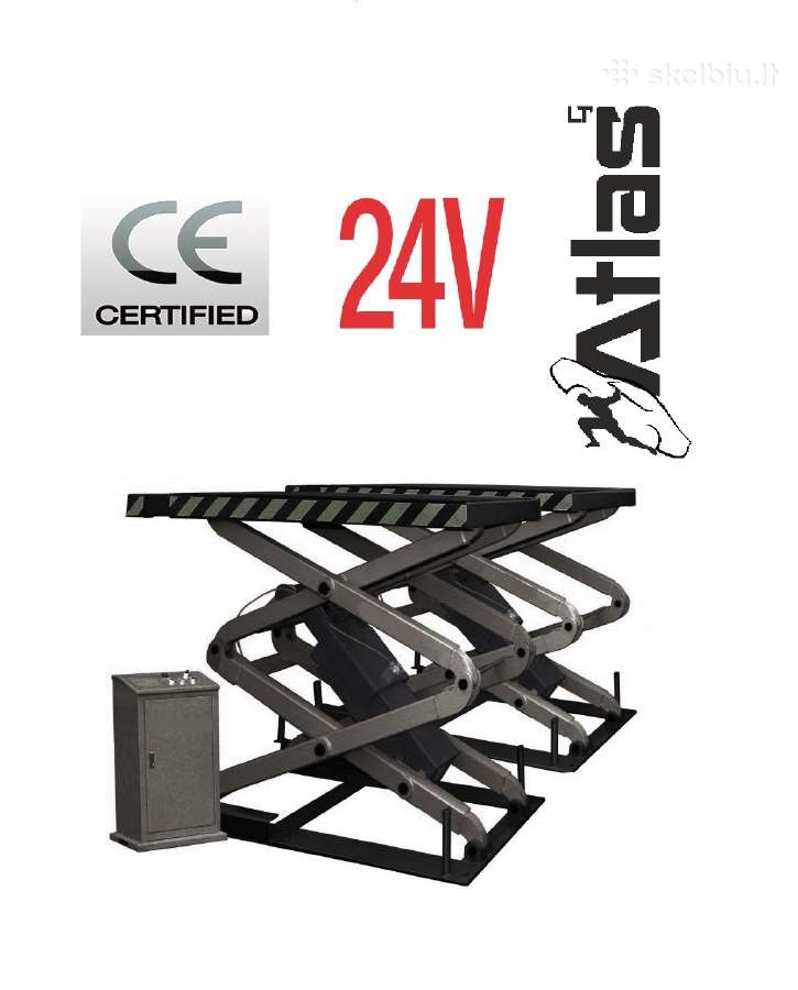 Žirklinis autokeltuvas (montuojamas grindyse)