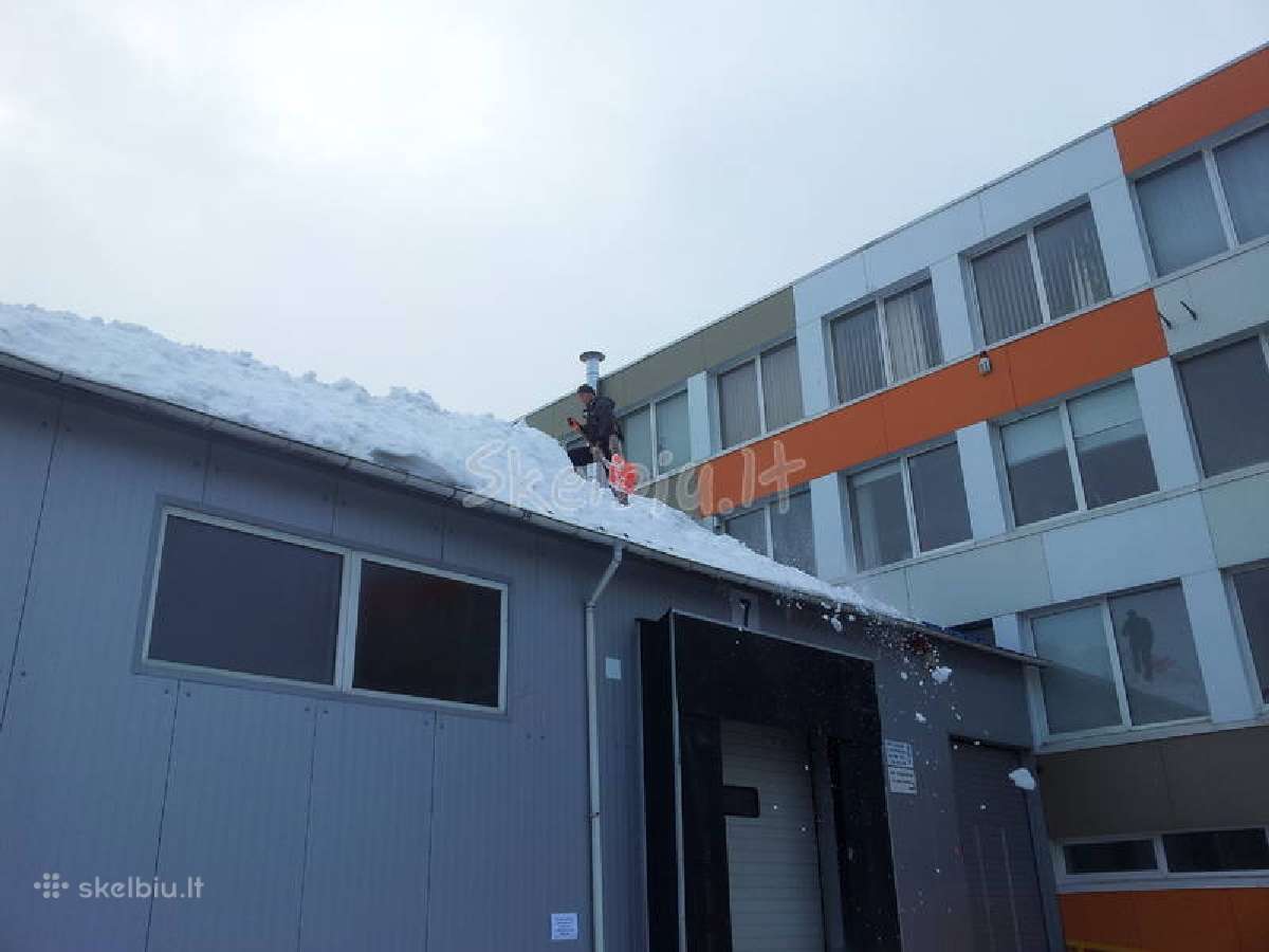 Sniego valymas nuo stogu 864688298 - nuotraukos Nr. 3