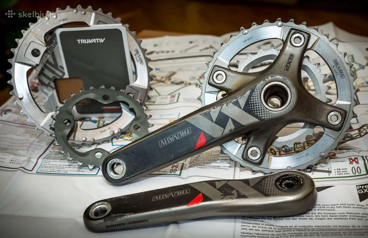 Dviračio detales: Sram XX crankset (švaistikliai)