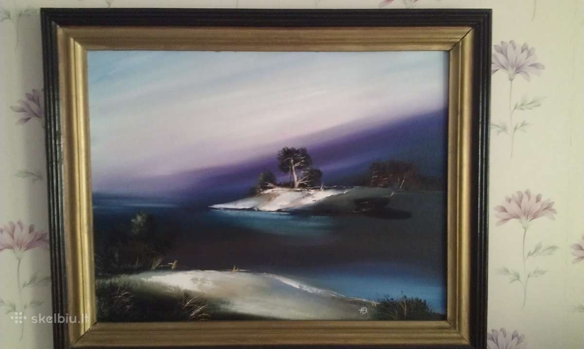 Paveikslas "Pušis kopose"matmenys: 77,5 cm/62,5 cm