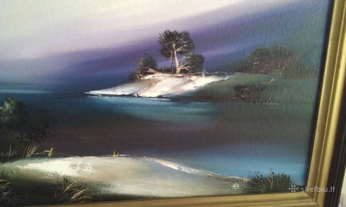Paveikslas "Pušis kopose"matmenys: 77,5 cm/62,5 cm - nuotraukos Nr. 3