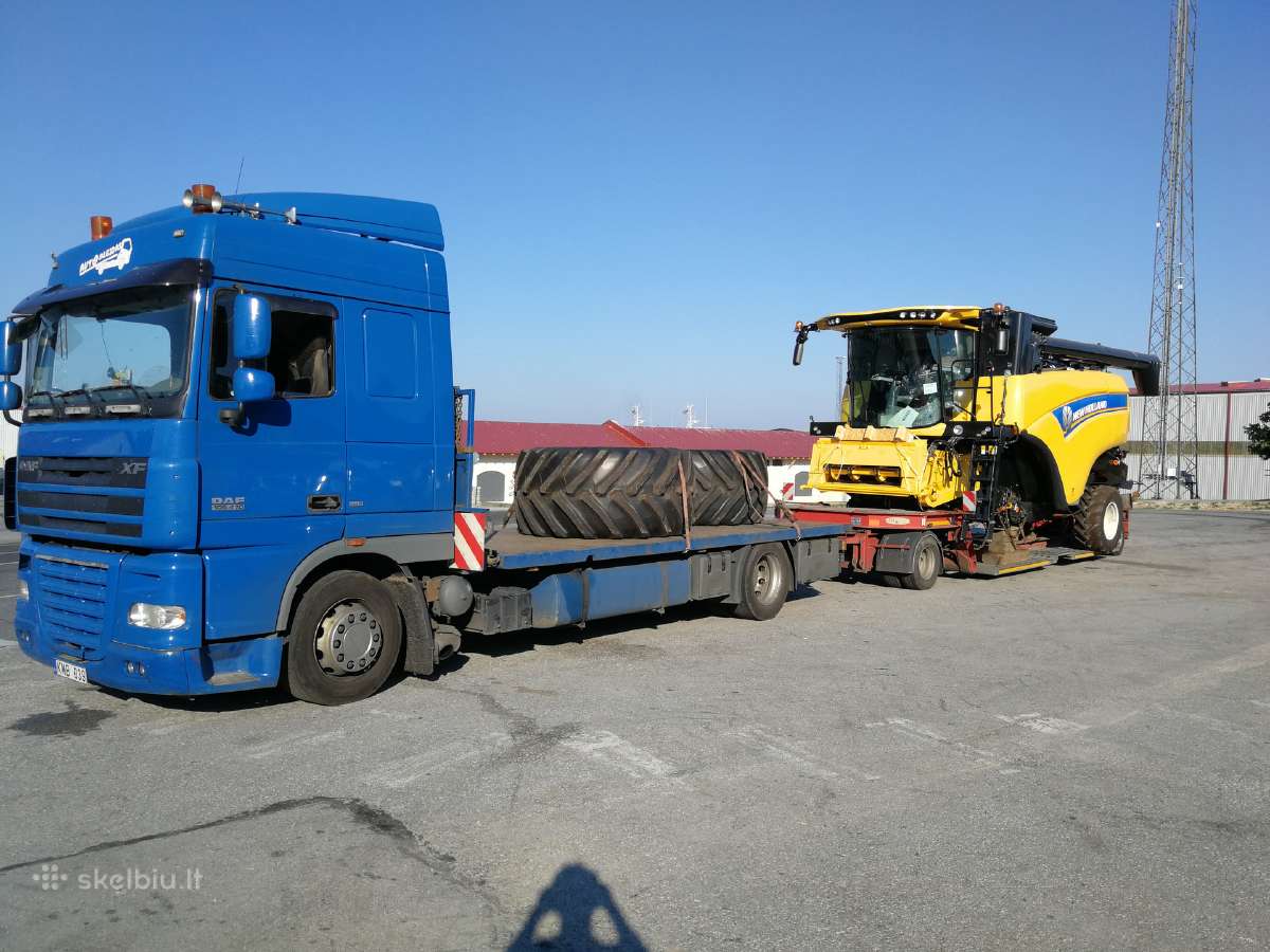 Kombainų transportavimas, žemagrindis tralas - nuotraukos Nr. 13
