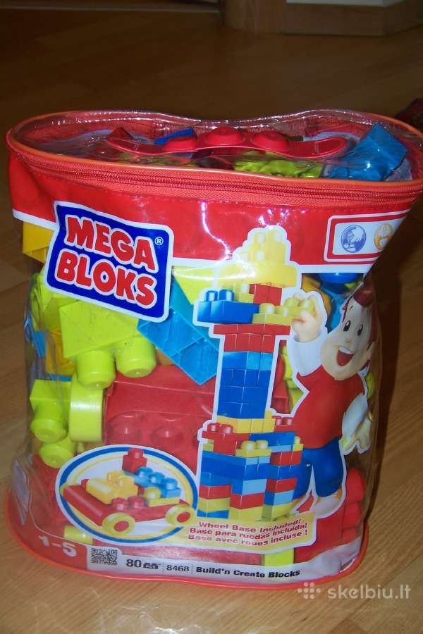 Mega Blocks naudotos kaladelės.