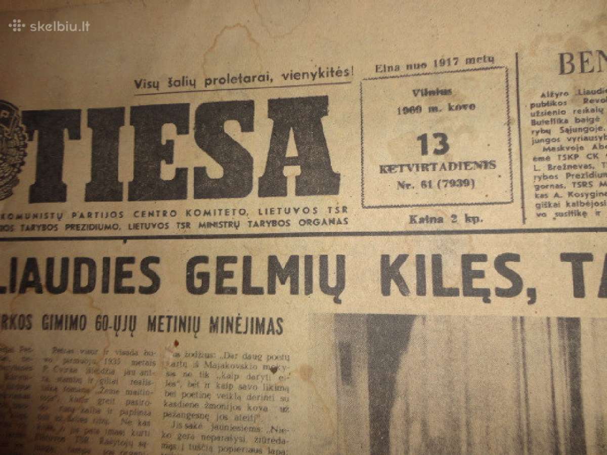 Laikrastis tiesa - nuotraukos Nr. 4