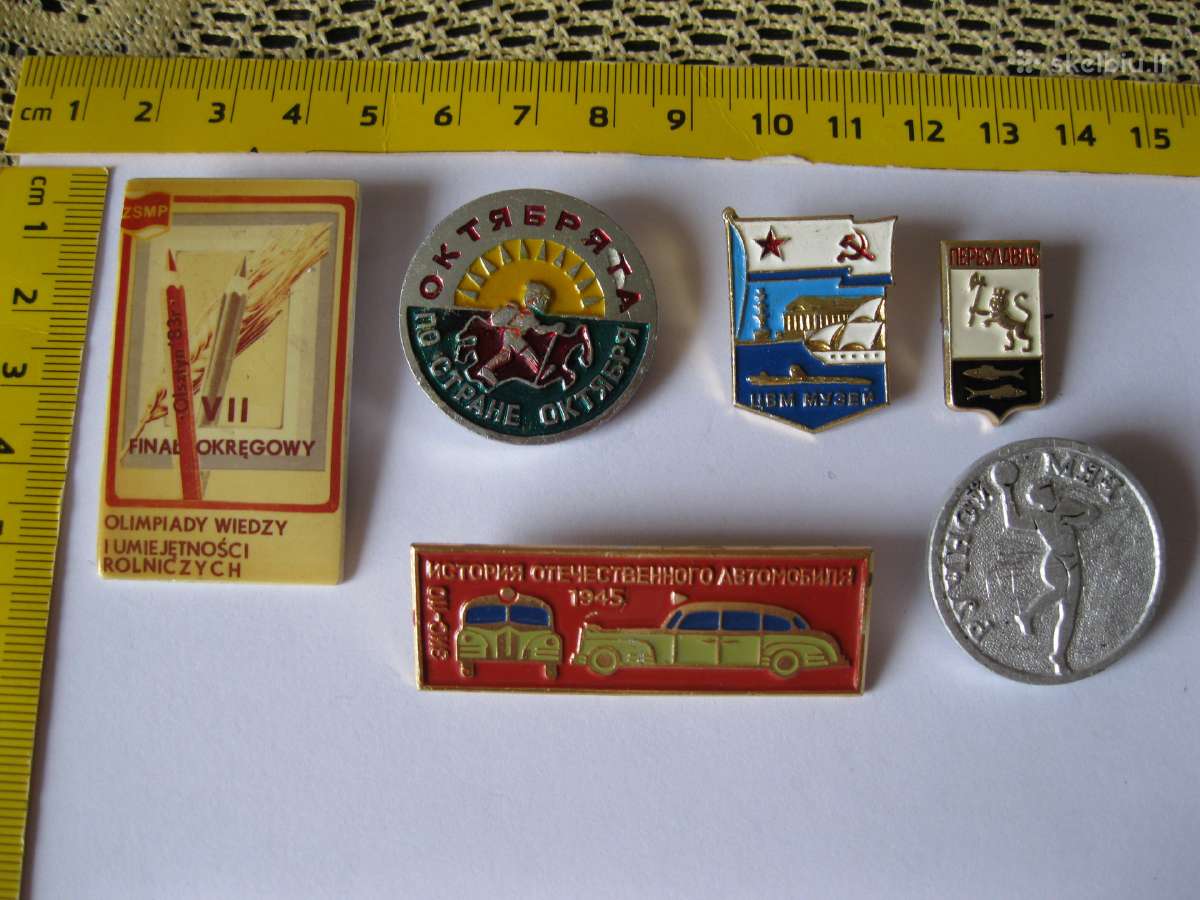 CcCCCP zenkliukai 6 vnt.zr. foto. = 2,- €.