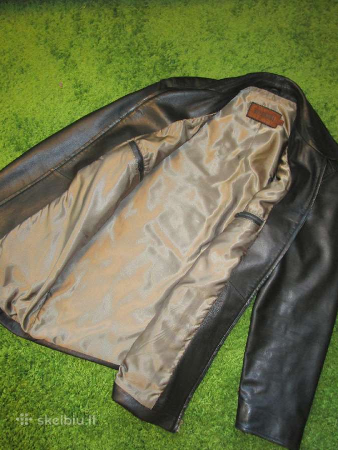 Striukė tikros odos, beveik nauja, juoda XL-XXL - nuotraukos Nr. 2