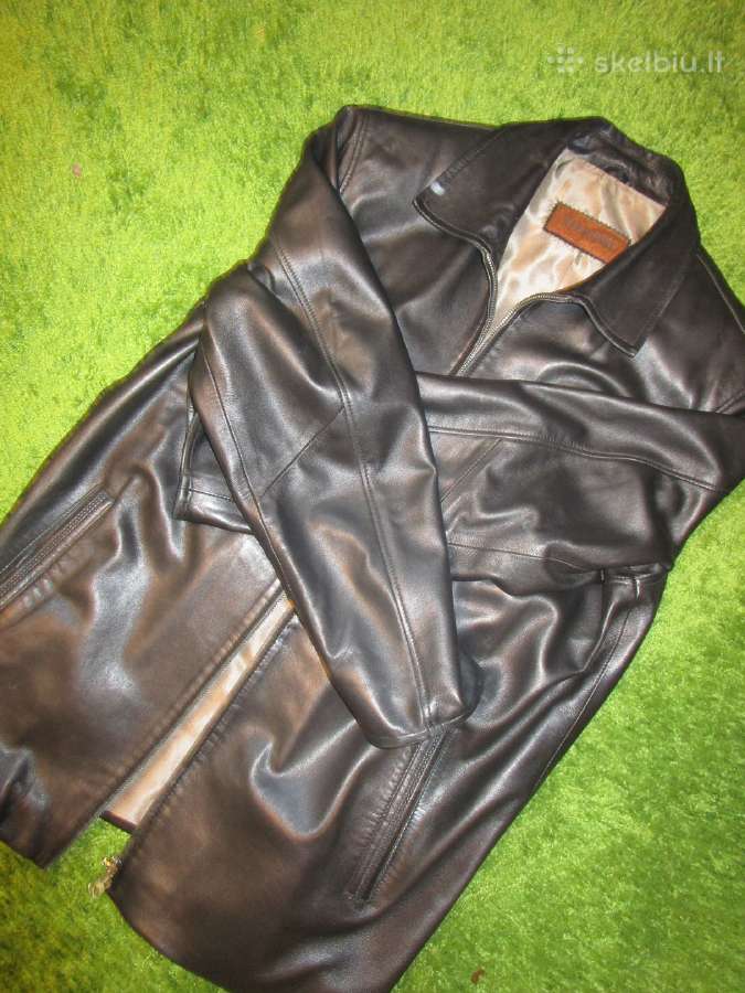 Striukė tikros odos, beveik nauja, juoda XL-XXL - nuotraukos Nr. 5