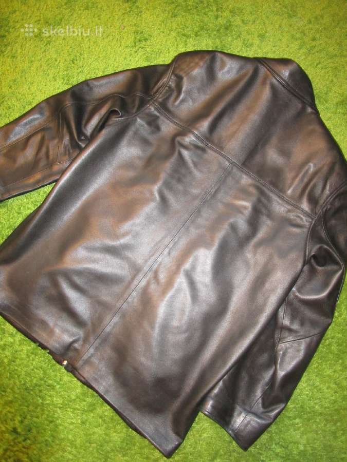 Striukė tikros odos, beveik nauja, juoda XL-XXL - nuotraukos Nr. 6