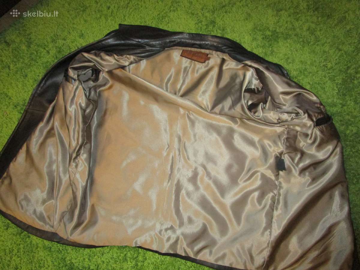 Striukė tikros odos, beveik nauja, juoda XL-XXL - nuotraukos Nr. 10