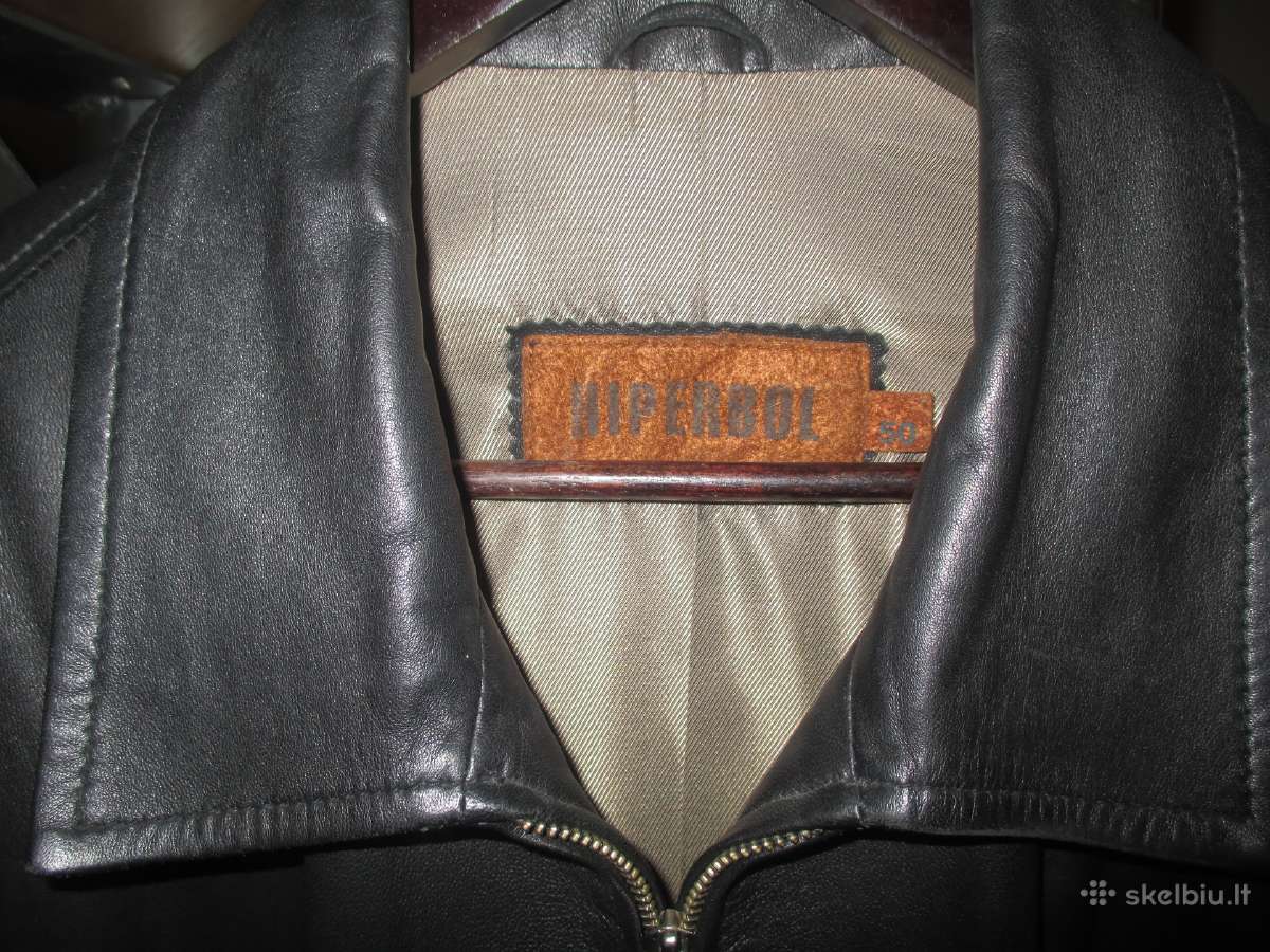 Striukė tikros odos, beveik nauja, juoda XL-XXL - nuotraukos Nr. 13