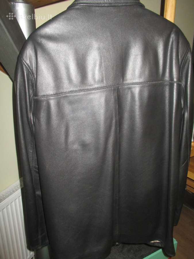 Striukė tikros odos, beveik nauja, juoda XL-XXL - nuotraukos Nr. 14