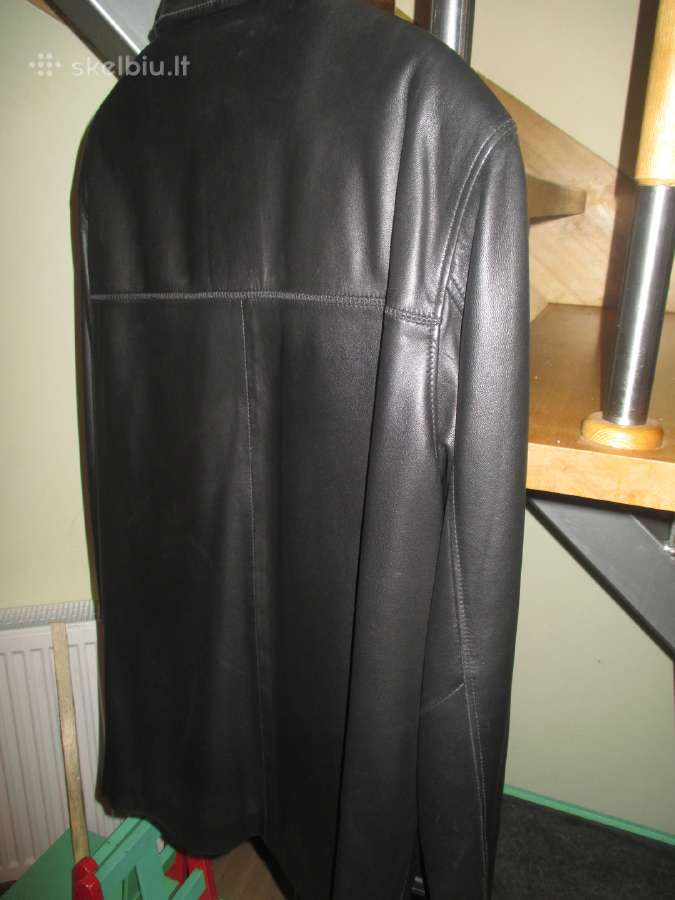 Striukė tikros odos, beveik nauja, juoda XL-XXL - nuotraukos Nr. 15