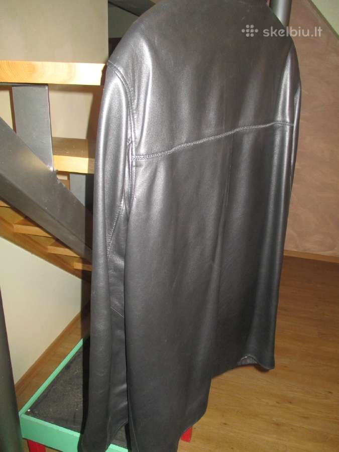 Striukė tikros odos, beveik nauja, juoda XL-XXL - nuotraukos Nr. 16