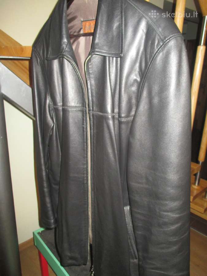 Striukė tikros odos, beveik nauja, juoda XL-XXL - nuotraukos Nr. 19
