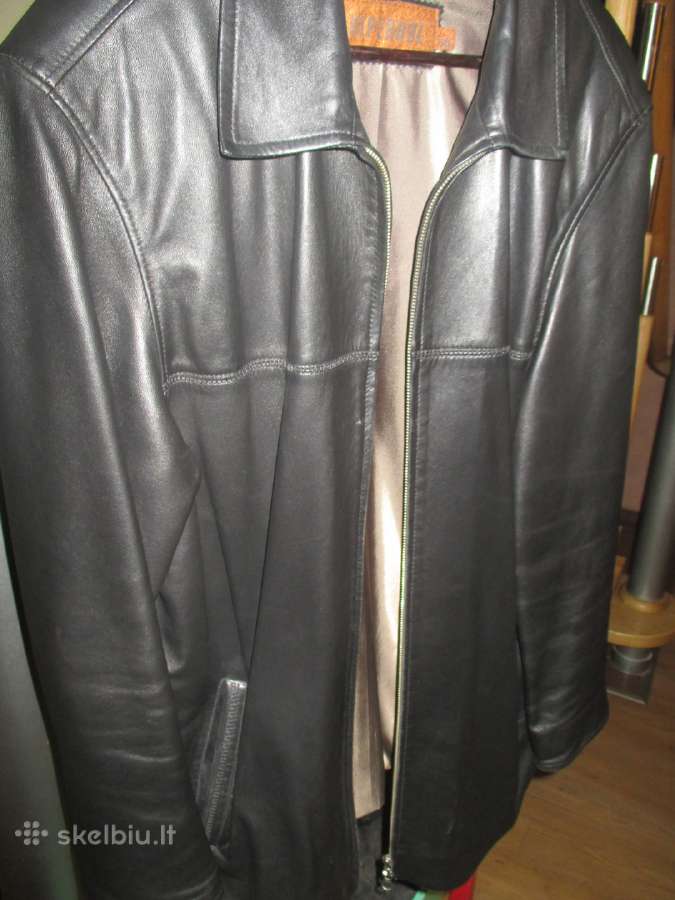Striukė tikros odos, beveik nauja, juoda XL-XXL - nuotraukos Nr. 20