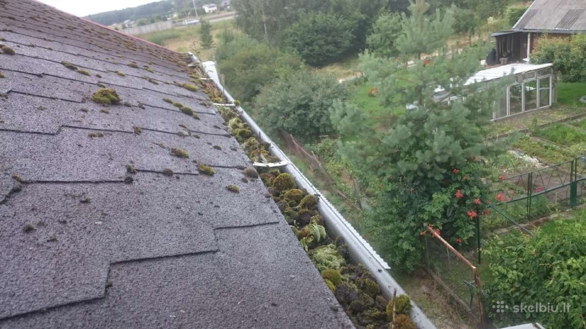 Lietvamzdžių, latakų ir stogų valymas - nuotraukos Nr. 15