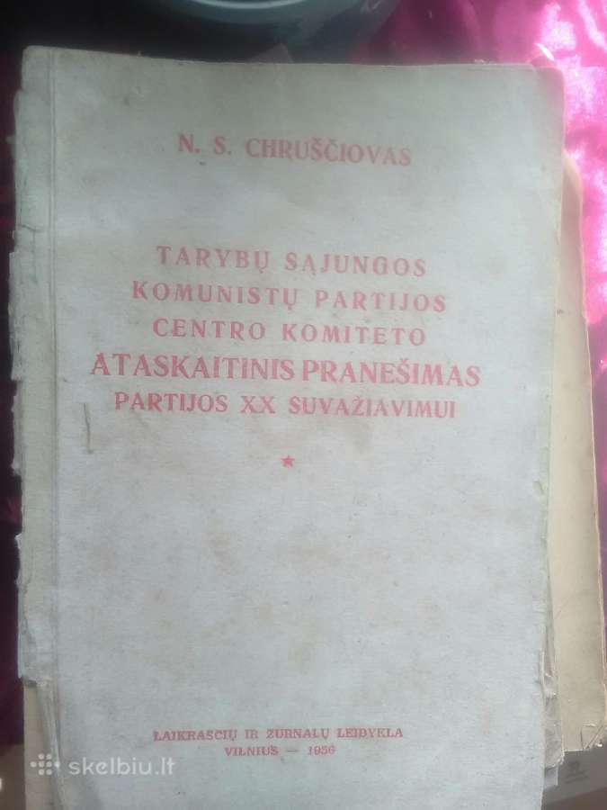 Ataskaitinis pranesimas 1956m