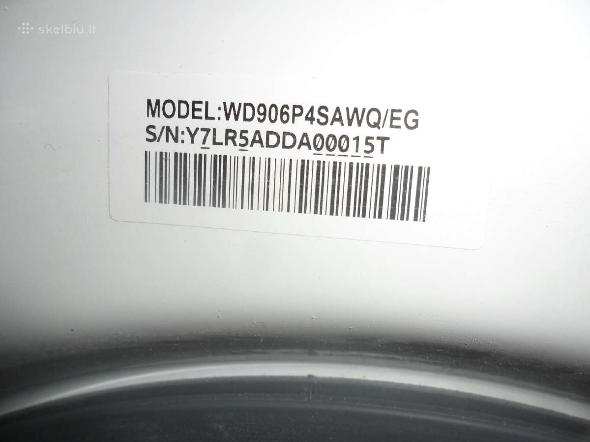 Samsung 9kg Su Dziovykle - nuotraukos Nr. 6