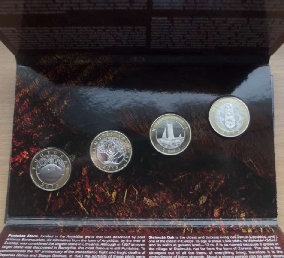 2013m 2 litų proof rinkinys