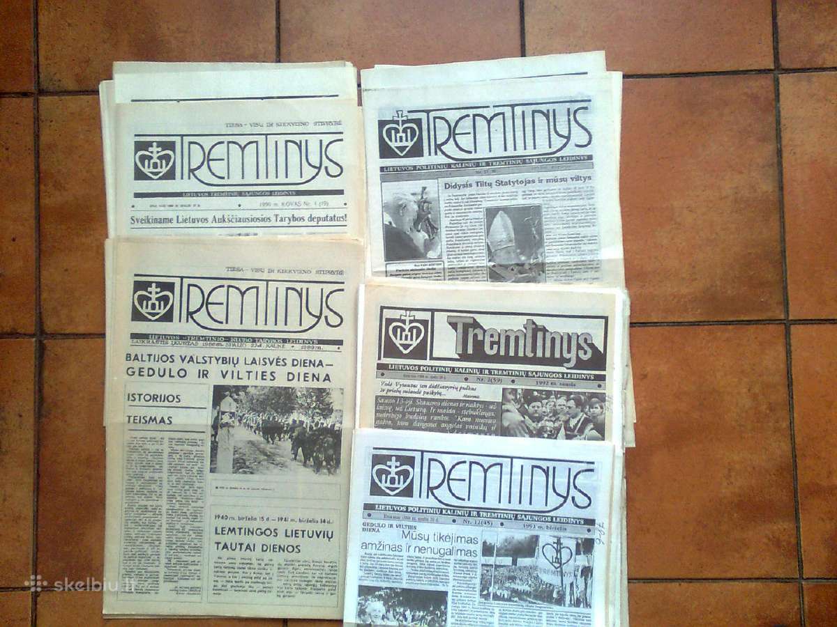Laikrasciai "Tremtinys" 1988-1993 metai