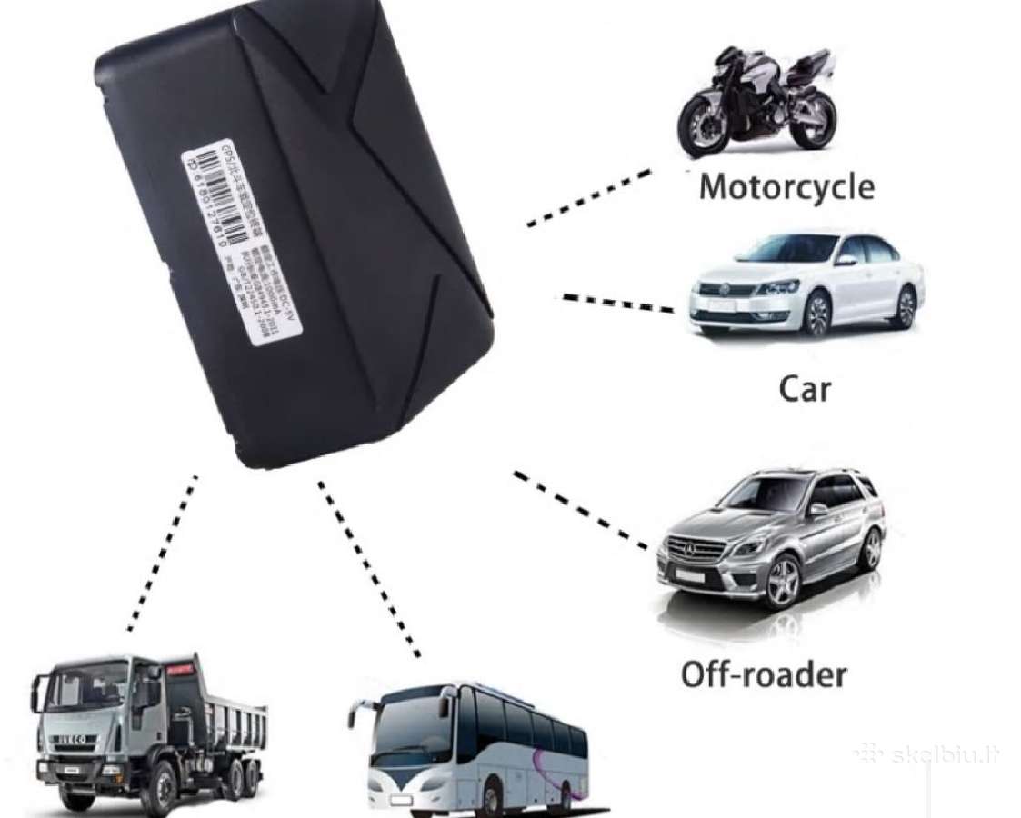 GPS seklys tracker su magnetu ir 20000 mah