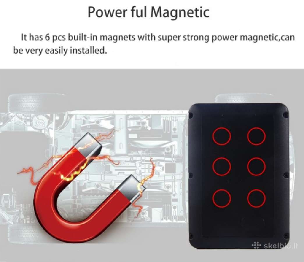 GPS seklys tracker su magnetu ir 20000 mah - nuotraukos Nr. 7