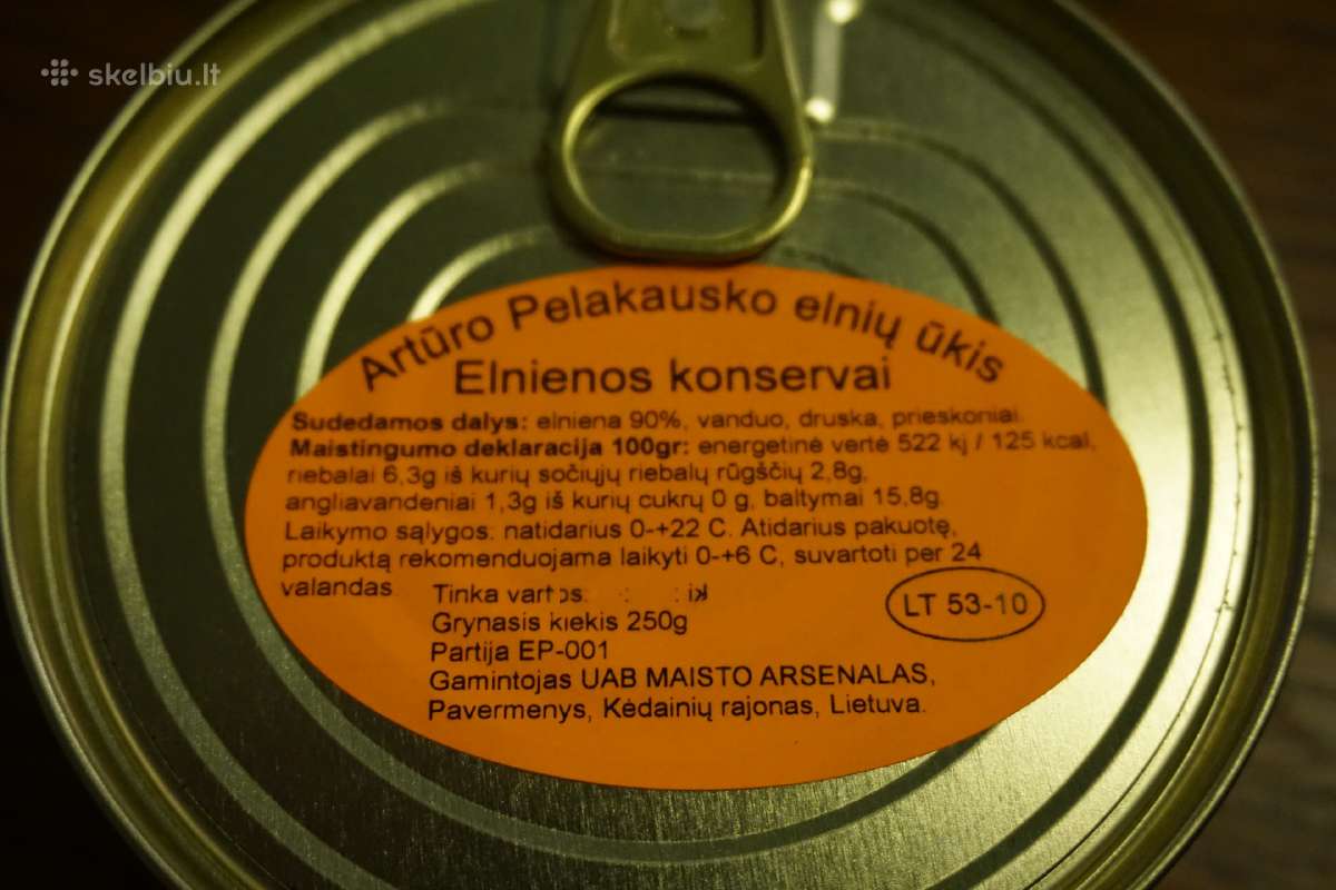 Elnienos Skerdiena, Elnienos Dešrytė, Konservai - nuotraukos Nr. 6
