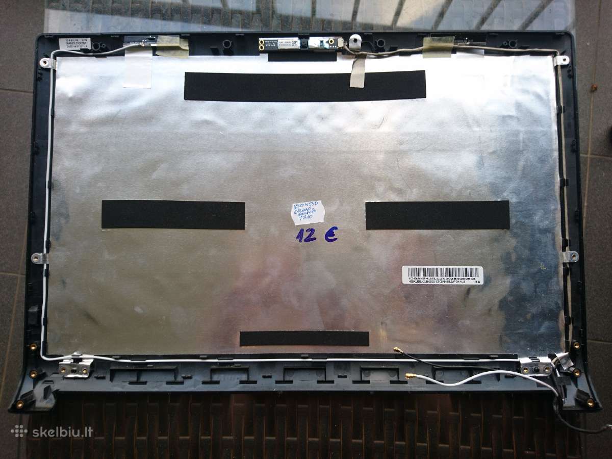 Asus N53 ekrano dangtis - nuotraukos Nr. 2