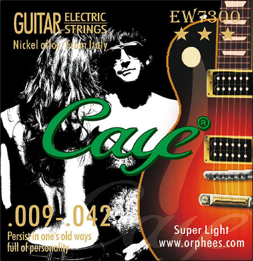 Itališkos Caye gitaros stygos.