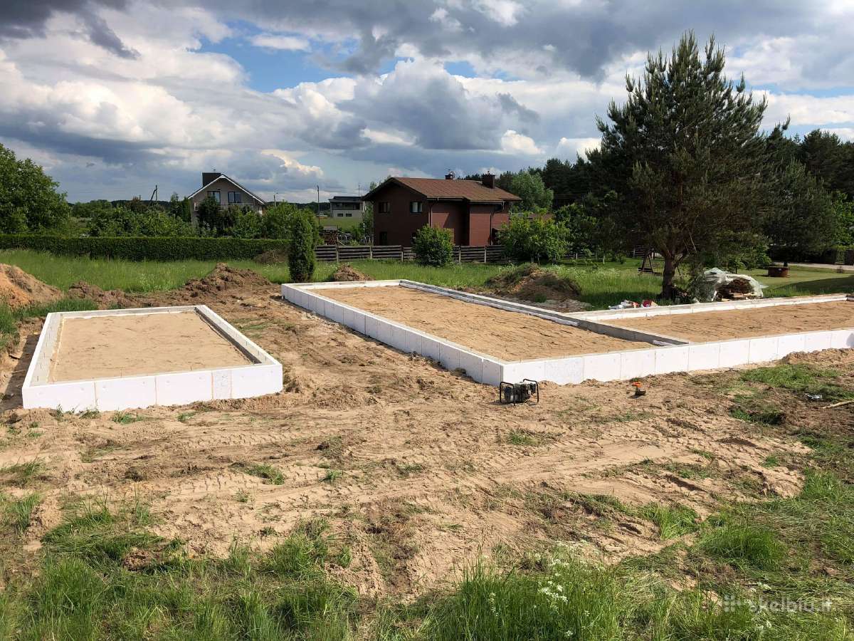 Pamatų irengimas,finnfoam Xps,cfa poliai - nuotraukos Nr. 11