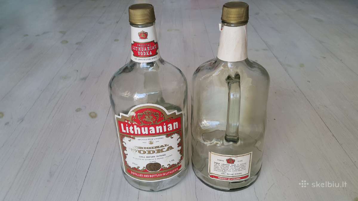 Stiklinės bonkės 2vnt 1.75l