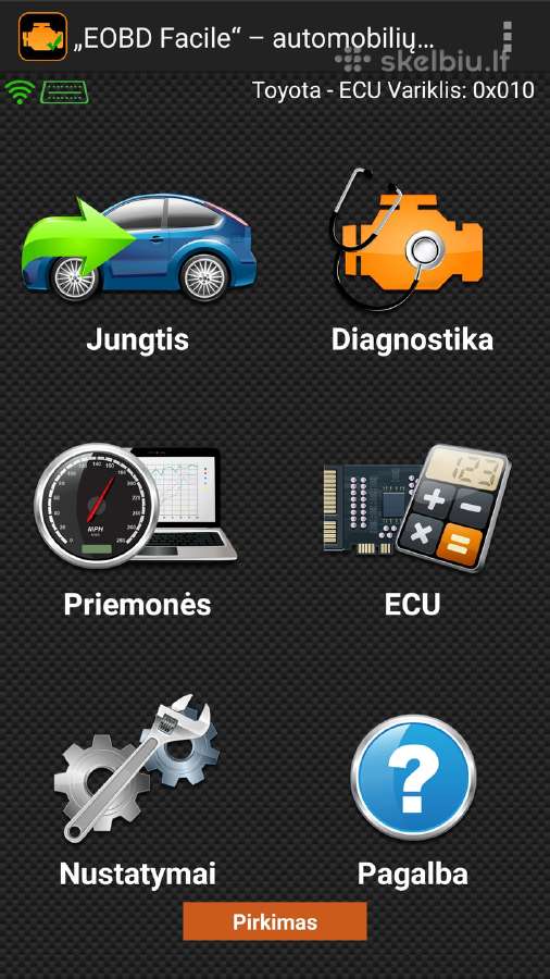 Vgate icar 2 WiFi Android Obd2 Elm327 diagnostika - nuotraukos Nr. 5