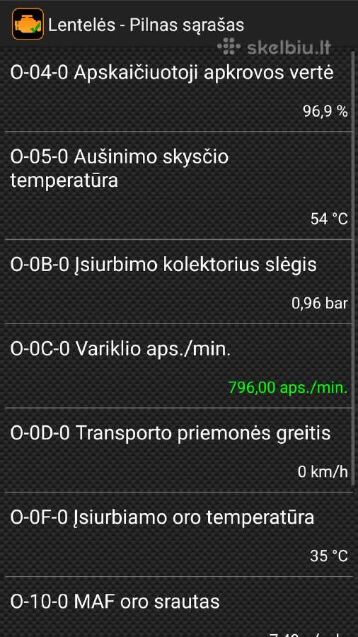 Vgate icar 2 WiFi Android Obd2 Elm327 diagnostika - nuotraukos Nr. 9