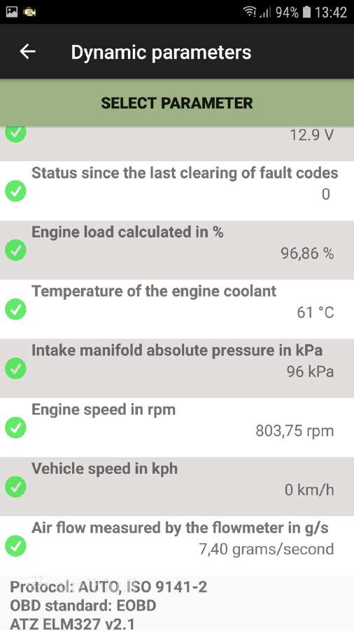 Vgate icar 2 WiFi Android Obd2 Elm327 diagnostika - nuotraukos Nr. 10