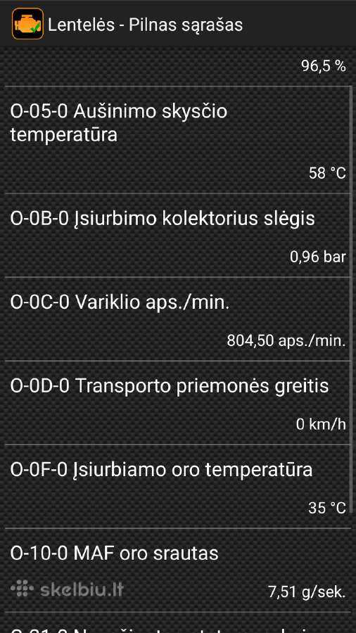 Vgate icar 2 WiFi Android Obd2 Elm327 diagnostika - nuotraukos Nr. 11