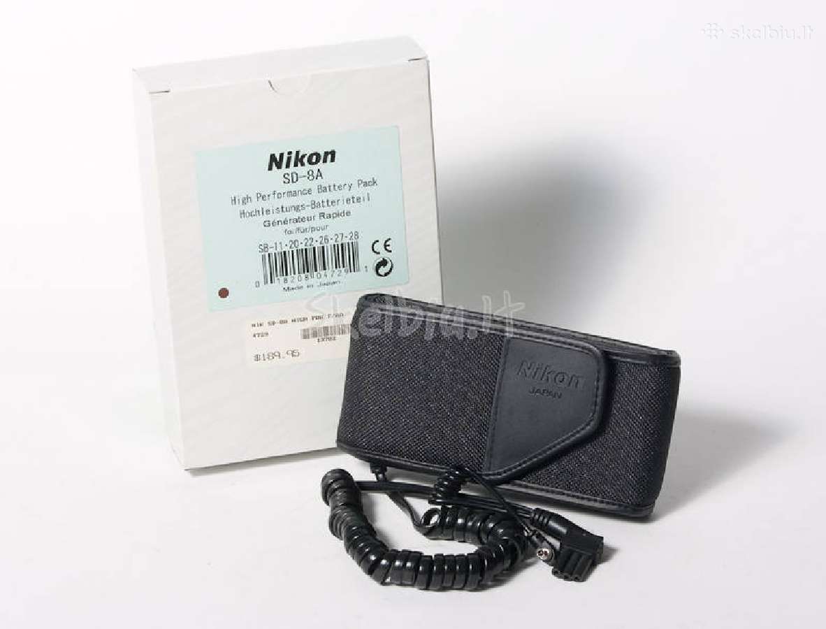 Nikon sd 8a battery pack - nuotraukos Nr. 2