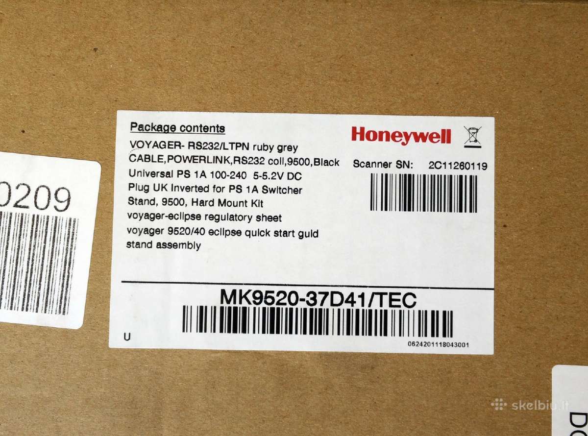 Barkodų skeneriai Honeywell Datalogic Zebra ir kt - nuotraukos Nr. 4