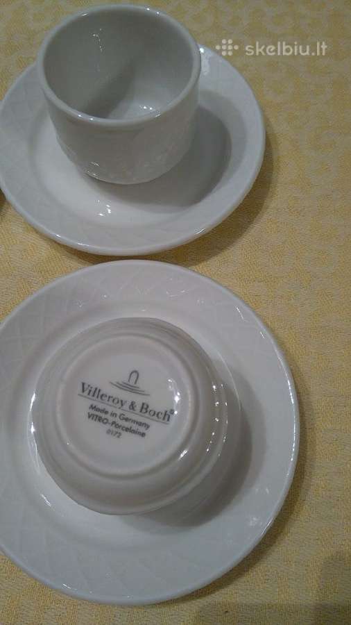 Parduodami nauji Villeroy&boch puodukai kavai - nuotraukos Nr. 2