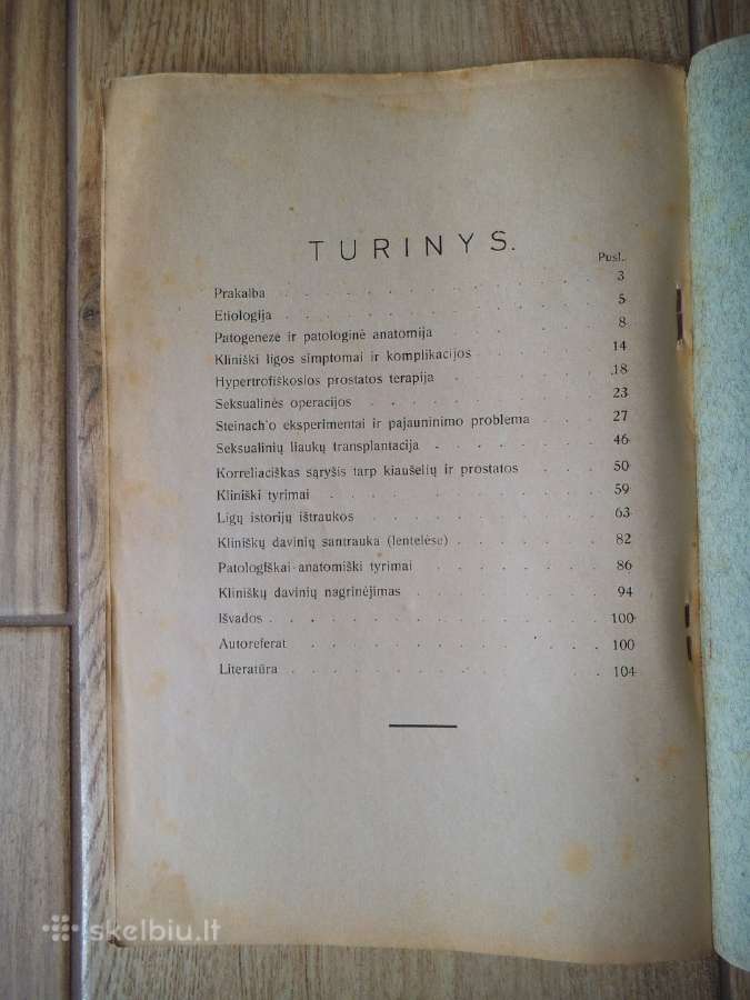 Vincas Kanauka. Knyga apie prostatos gydymą. 1928 - nuotraukos Nr. 3