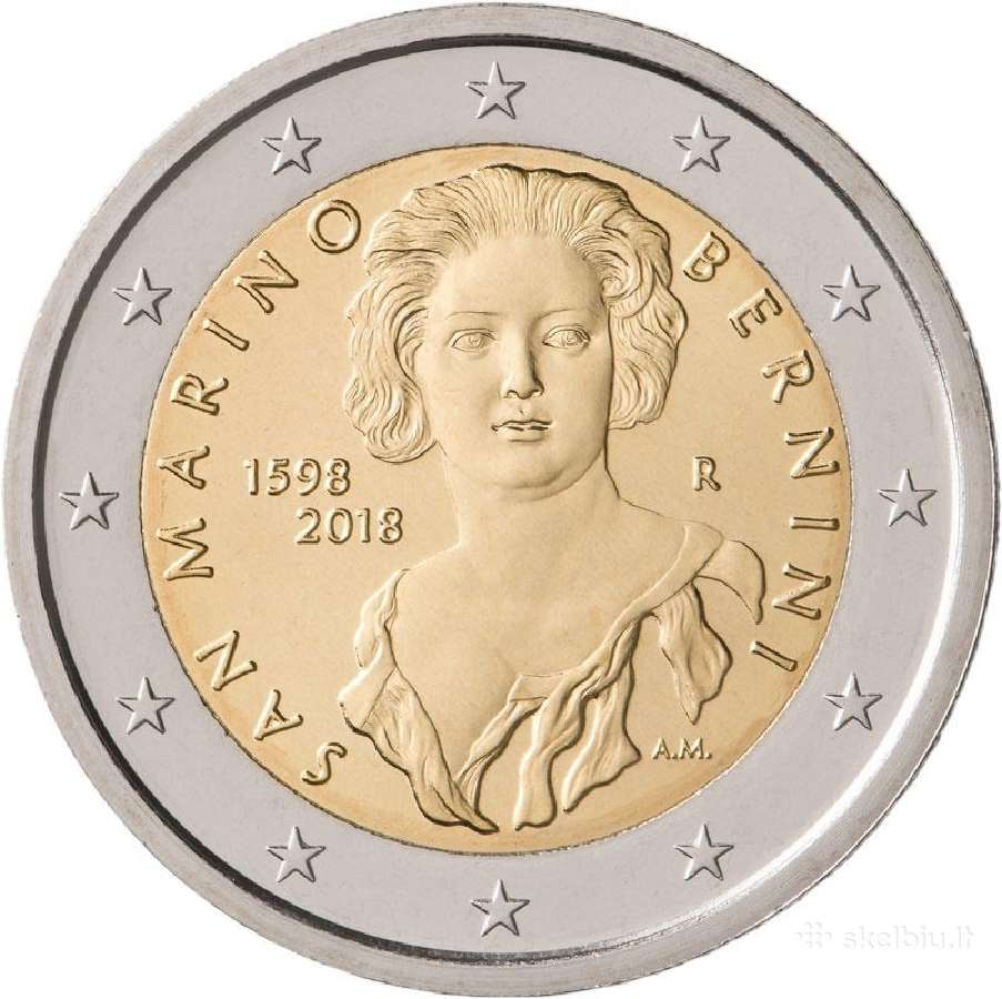 2 eurų San Marino Unc proginės monetos - nuotraukos Nr. 13
