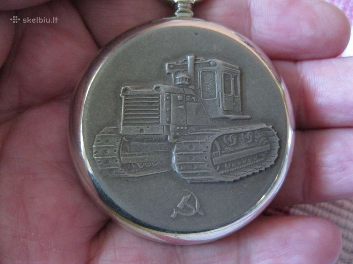CCCP laikrodis Kolekcinis (Molnija) Traktorius - nuotraukos Nr. 14