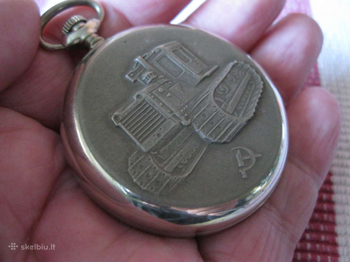 CCCP laikrodis Kolekcinis (Molnija) Traktorius - nuotraukos Nr. 15