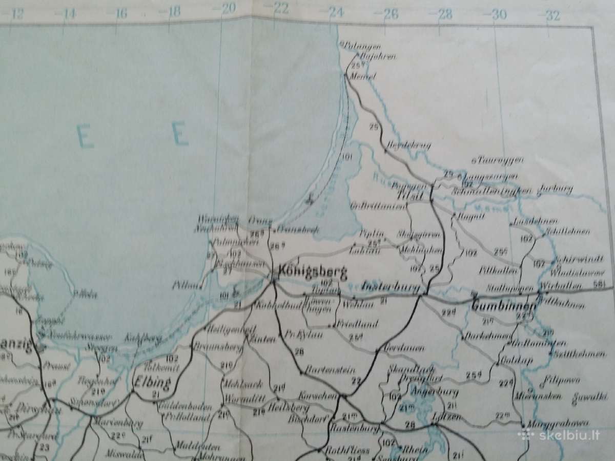 Žemėlapis Vokietijos, Europos ir pasaulio 1909 m - nuotraukos Nr. 10