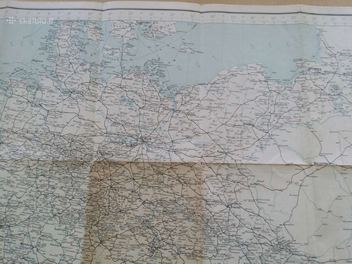 Žemėlapis Vokietijos, Europos ir pasaulio 1909 m - nuotraukos Nr. 12