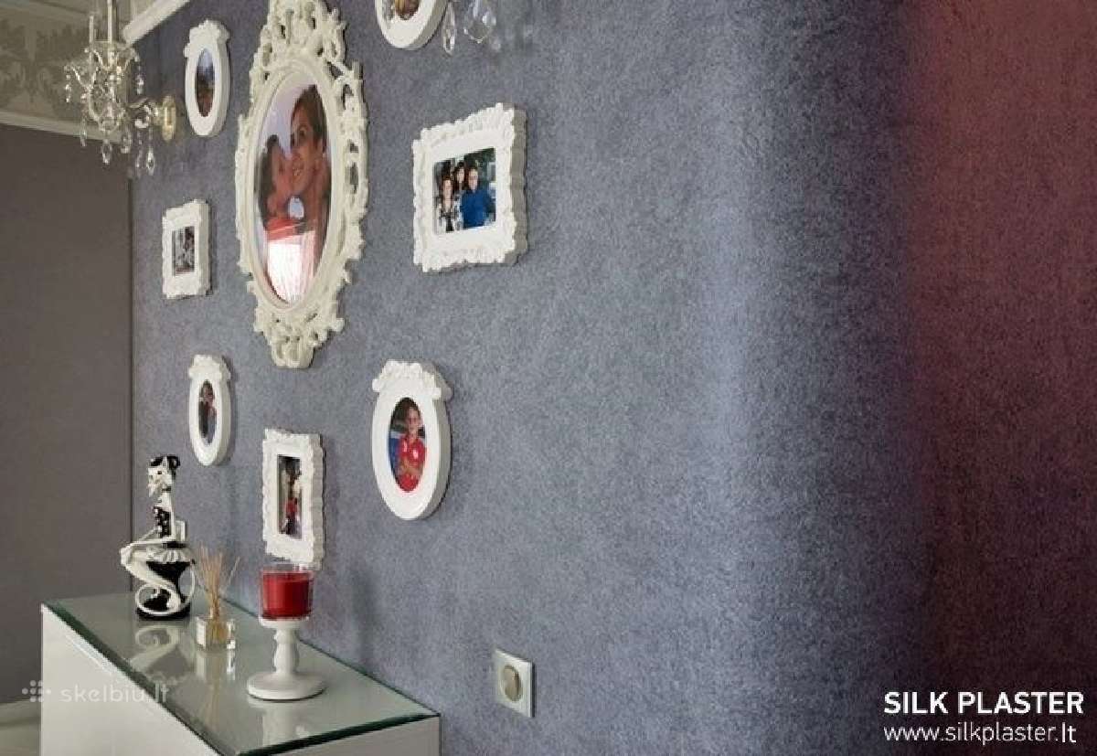 Skysti Tapetai Silkplaster-tapetų dėjimas. - nuotraukos Nr. 4